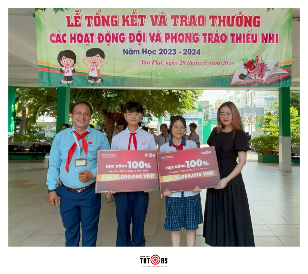 Recap Buổi Lễ Trao Học Bổng IELTS 100% tại Trường THCS Đồng Khởi